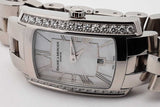Baume & Mercier Hampton Milleis Quartz 22mm Diamond Bezel Watch Eb0826wxzsa