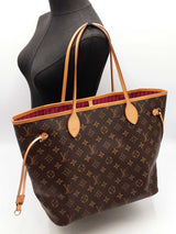 Louis Vuitton Neverfull Mm Tote Bag In Monogram Coated Canvas Fw0925pixdu