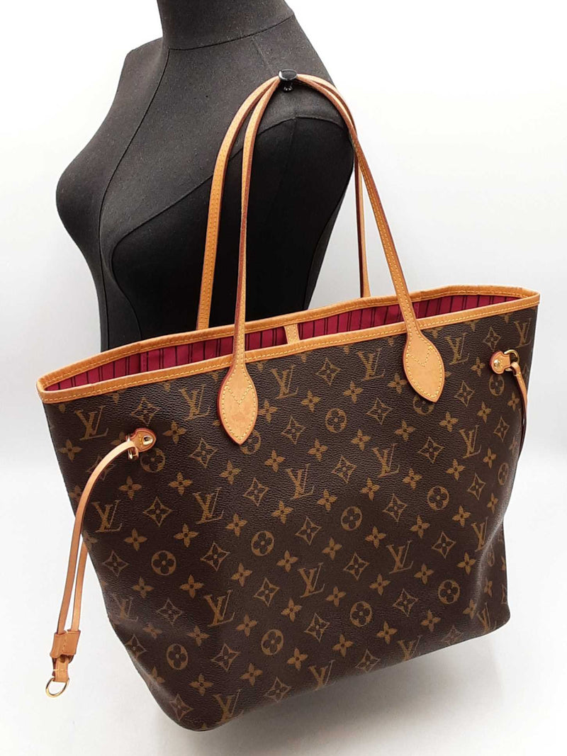 Louis Vuitton Neverfull Mm Tote Bag In Monogram Coated Canvas Fw0925pixdu