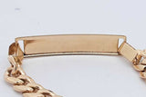 14k Yellow Gold Id Bracelet 2.9 Grams 5.5 Inch Eb0426lexsa