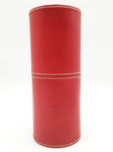 Ferrari Red Leather Wood Tube Collectible Do1025crde