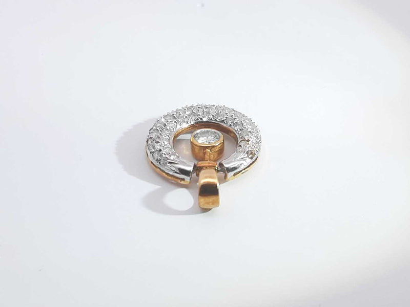 .15ctw Diamond 18k Yellow Gold 18k 3.1 Grams Pendant Sd0225lirsa
