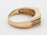 Black Onyx 14k Yellow Gold 7.2g Ring Size 11.75 Do0826wexde