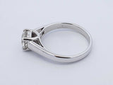 1.03 Ctw Tolkowsky Diamond & 14k White Gold Ring 3.8 Grams Size 6.5 Fw0825lpxzdu