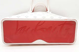 Christian Louboutin Cabata Perforated White Leather Tote Bag Eb0326wxzde