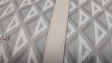 Christian Dior Lingot 50 Bag In Gray Cd Diamond Coated Canvas Fw0526exzdu