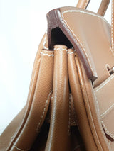 Hermes Birkin Hac 50cm Gold Epsom Palladium Duffle Bag Do1225lprxzde