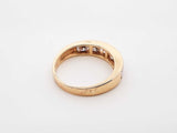 0.90 Cttw Diamond & 14k Yellow Gold Channel Ring 2.7 Grams Size 5.5 Fw0625lrxdu