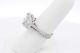 2.84cttw Diamond Ring In 14k White Gold 5.8 Grams Size 6.5 Eb1125owxzsa