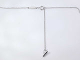 Tiffany & Co. T Two Diamond & 18k White Gold Necklace 4.5g 16 Inch Fw0426rrxdu