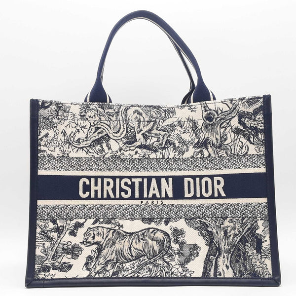 Christian Dior Canvas Embroidered Book Tote Bag Sd0925ozxzsa