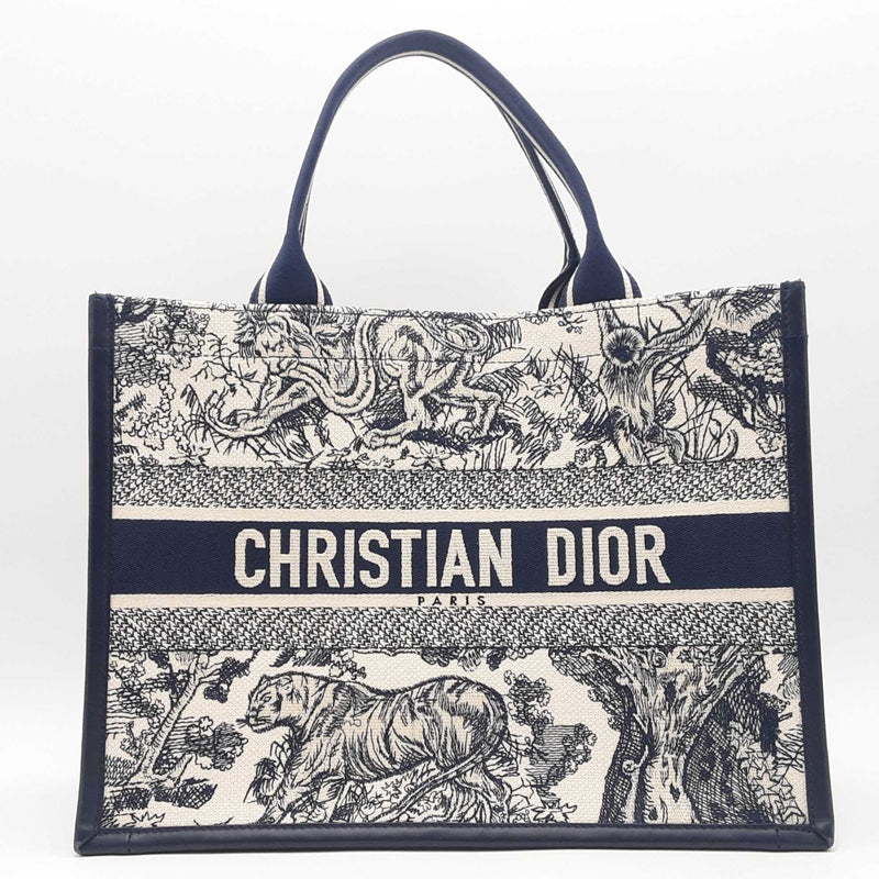 Christian Dior Canvas Embroidered Book Tote Bag Sd0925ozxzsa