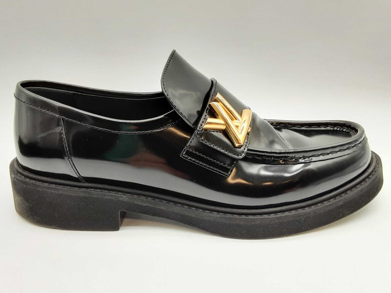 Louis Vuitton Academy Black Leather Loafers Size Eu 40 Do0125orxde