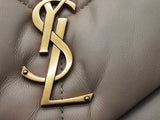 Yves Saint Laurent Ysl Loulou Beige Puffer Leather Shoulder Bag Do0925sxzde