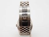 Rolex 36 Datejust Black Dial Diamond Numerals Steel Jubilee Watch Do0126loxzxde