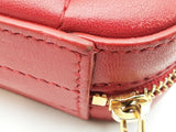 Ysl Saint Laurent Red Leather Vicky Belt Bag Sd0326orzdu
