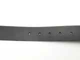 Gucci Gg Black Matte Leather Belt Size 95/38 Do0225lwxde