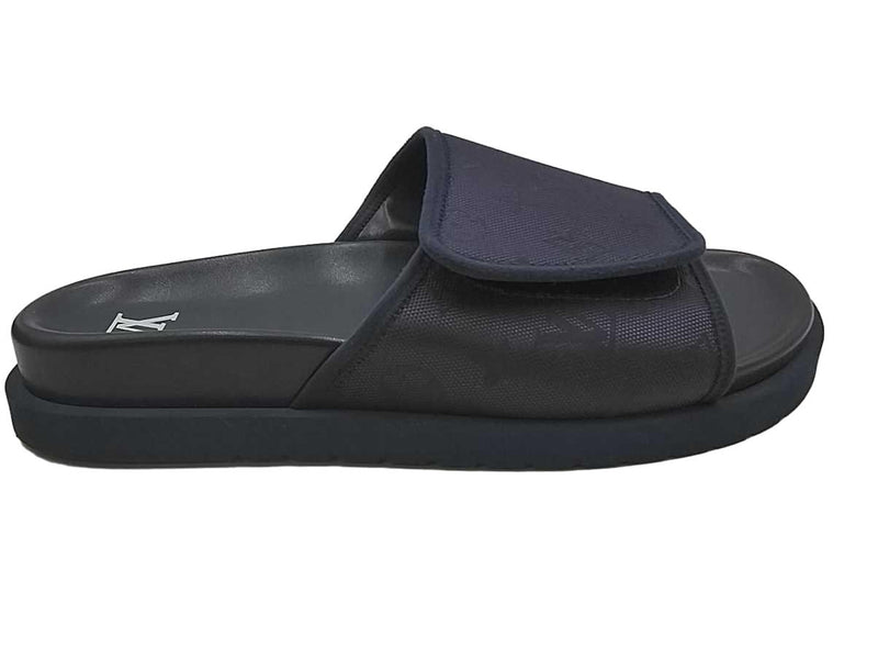 Louis Vuitton Miami Mules Blue Size 9.5 Jg0924crmia