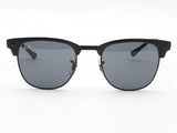 Ray-ban Rb3716 Clubmaster Metal Black Sunglasses With Case Aa0926crsa