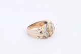 Approx. 0.54ctw Diamond Ring In 14k Yellow Gold 6.7 Grams Size 5 Eb1124wlcsa