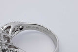 2.4cttw Diamond Ring In 14k White Gold 6.5 Grams Size 7 Eb1125lpxzsa