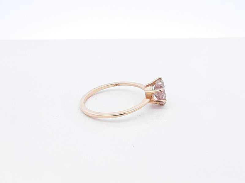 1.0 Ctw "Salt & Pepper" Diamond & 10k Yellow Gold Ring 5 Gram Size 7 Fw0725wozdu