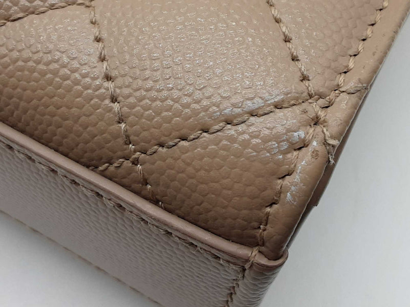 Yves Saint Laurent Envelope Tan Quilted Leather Chain Crossbody Bag Do0824lxzxde