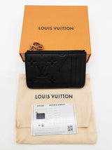 Louis Vuitton Romy Black Empriente Monogram Leather Card Holder Do0726oxzde