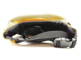 Ysl Saint Laurent Yellow Mesh Panel Logo Belt Bag Sd0726orzde