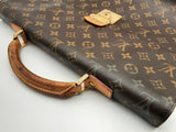 Louis Vuitton Brown Monogram Coated Canvas Briefcase Do0125wrxde