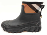 Burberry Ryan House Check Black Rubber Rain Boots Size Eu 40 Do0225lrxde