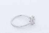 1.32cttw First Light Diamond Ring In 14k White Gold 3 Grams Size 7 Eb0426oxxzde