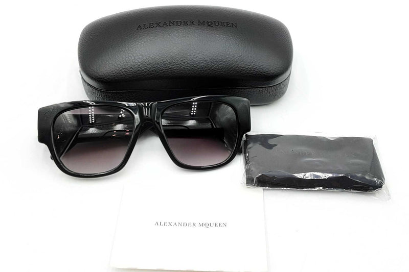 Alexander Mcqueen Black Sunglasses Eb1124wxdu