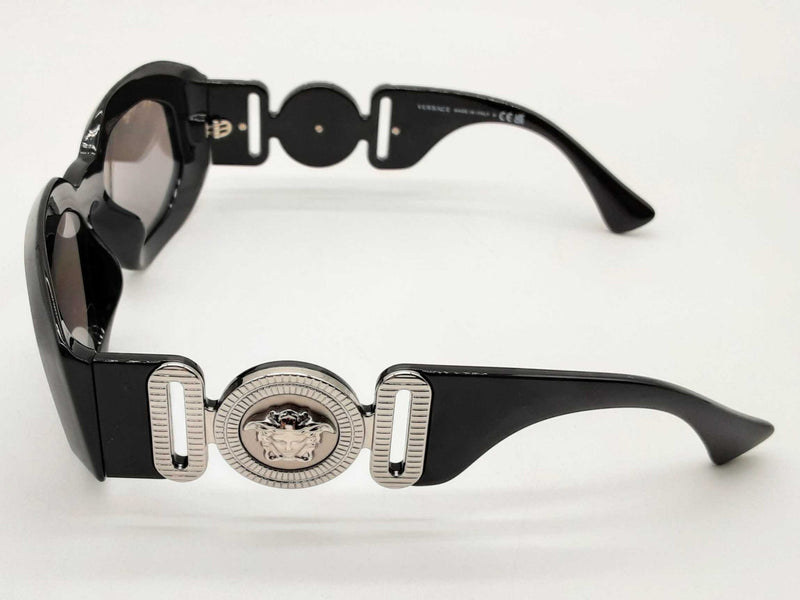 Versace 4425u Medusa Black Frame Silver Lens Sunglasses Do1224lxzde