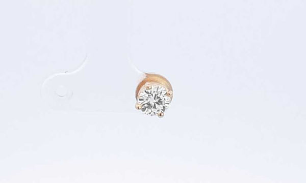 14k Yellow Gold 0.75ctw Diamond Stud Earring 0.8 Grams Eb0524poxdu