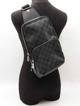 Louis Vuitton Avenue Sling Bag In Damier Graphite Coated Canvas Fw0826ixzdu