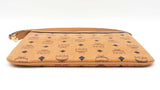Mcm Cognac Visetos Zip Pouch Sd0126lzxdu