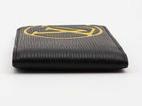 Louis Vuitton Lv Circle Epi Leather Wallet Black Aa0626ozxsa
