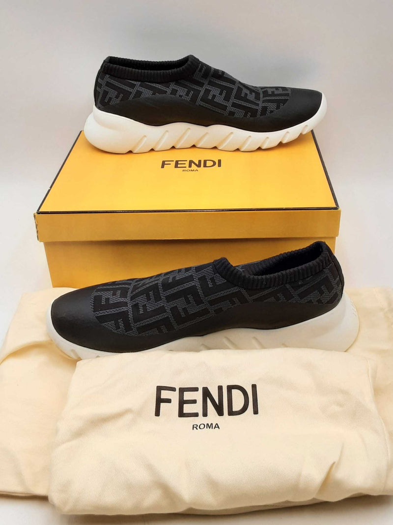 Fendi Ff Tech Fabric Sneakers Size 13 Eb0125lrxsa