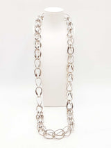 Louis Vuitton Sautoir Infinivi Silver-tone Necklace 42 Inch Fw0625lrzdu