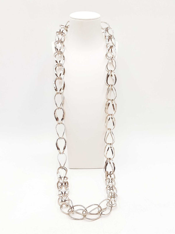 Louis Vuitton Sautoir Infinivi Silver-tone Necklace 42 Inch Fw0625lrzdu