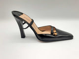 Louis Vuitton Black Patent Leather Strap Pump Heels Size Eu 38 Do0424loxde