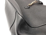 Yves Saint Laurent Black Grained Deerskin Le 5 A 7 Bea Tote Bag Eb0326cxzsa