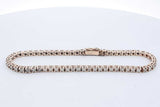2.4cttw Diamond Tennis Bracelet 14k Yellow Gold 12.7 Grams 7 Inch Eb1225lxxzde
