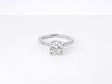 A. Jaffe 2.02 Cttw Diamond & 14k White Gold Ring 3.2 Grams Size 5.75 Fwworxdu