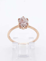 1.0 Ctw "Salt & Pepper" Diamond & 10k Yellow Gold Ring 5 Gram Size 7 Fw0725wozdu
