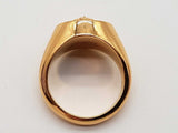 Versace Medusa Red Enamel Ring Size 7 Do0625lxzde