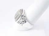 Diamond Statement Ring In Sterling Silver 10.1 Gram Size 9 Fw0426rxzdu