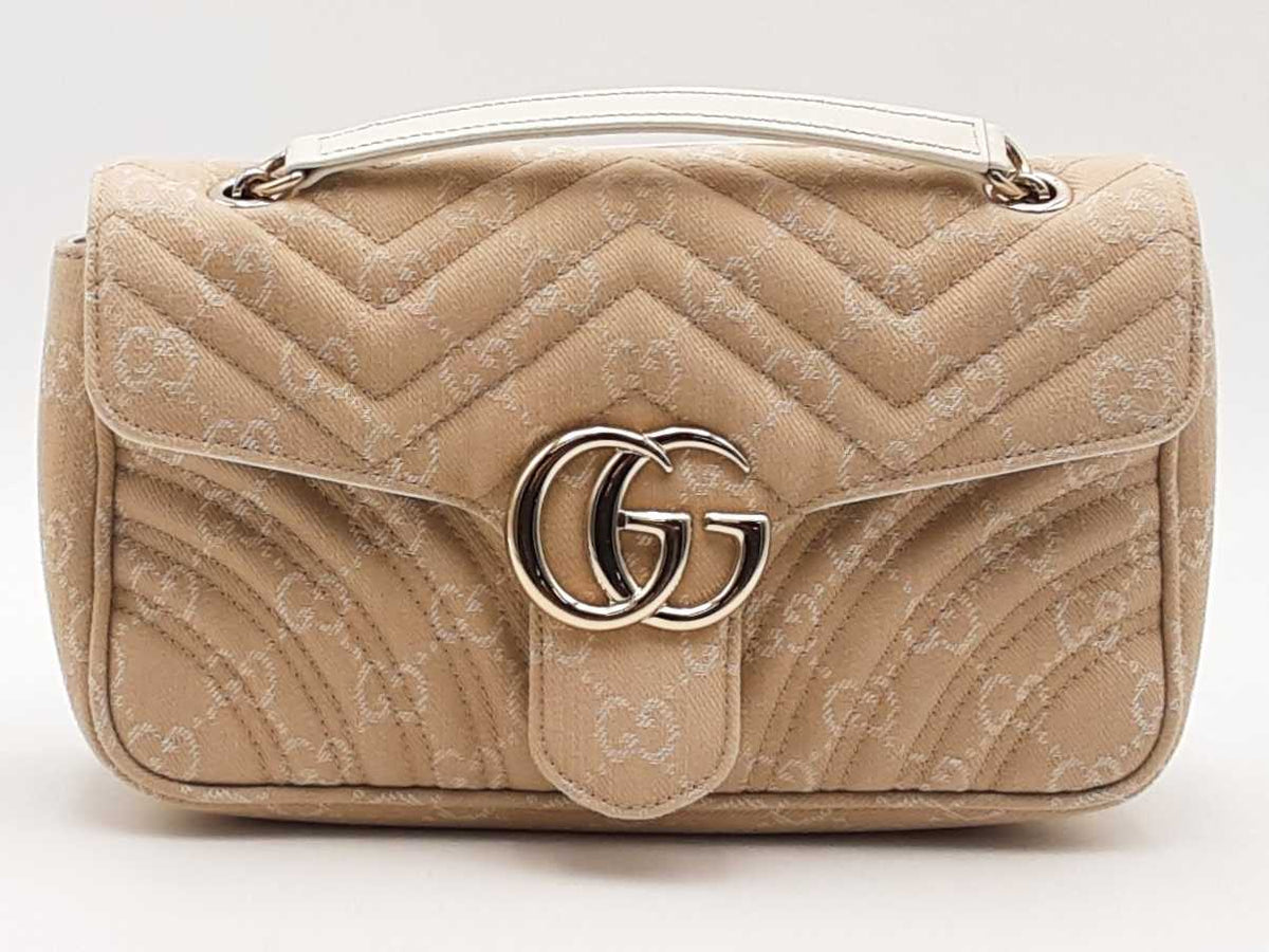 Gucci Gg Marmont 2.0 Embellished Shoulder Bag Beige Aa0426rzxsa Gucci Gg Marmont 2.0 Embellished Shoulder Bag Beige Aa0426rzxsa