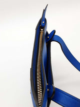 Balmain Blue Leather Studded Crossbody Bag Eb0426lxzde